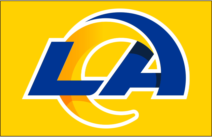 Los Angeles Rams 2020-Pres Primary Dark Logo v2 iron on transfers for clothing